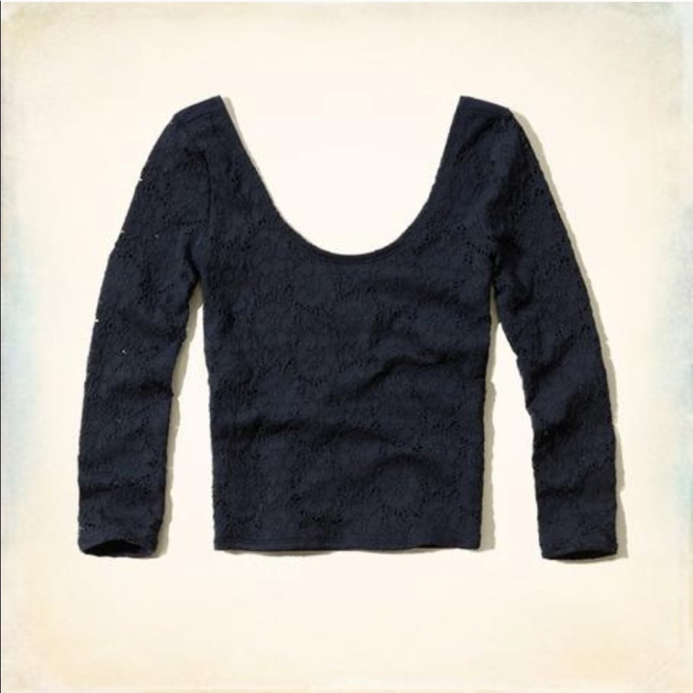 Lace crop top